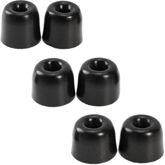 Orecchini di supporto in schiuma di memoria - Riscaldamento e raffreddamento - Nero - Orecchini di supporto sostitutivi - Adatti per HiFi T2 Pro - 3 misure S/M/L