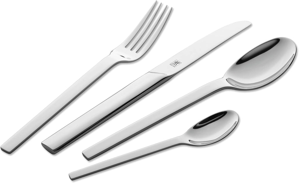 ZWILLING Set di 68 posate da tavola per 12 persone in acciaio inox 18/10 di alta qualità, opache, serie Greenwich
