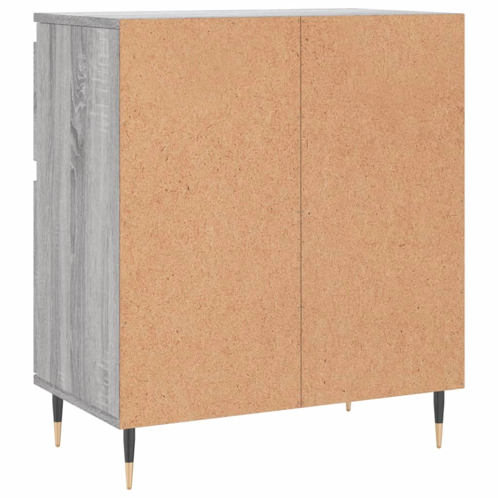 Buffet credenza cassettiera armadio mobile contenitore organizer cucina soggiorno Sonoma 60 x 35 x 70 cm legno ingegnerizzato grigio 02_0036395