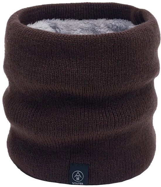 Sciarpa da collo calda - Cappuccio imbottito - Sciarpa in pile - Sciarpa impermeabile - Esterno - 25 x 21 cm - Unisex