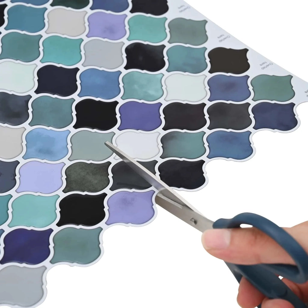 Piastrella Lanturn 10 pz Blu Verde 27 x 27 cm CFW9311031