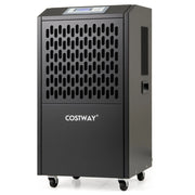 Deumidificatore commerciale 118L con tubo di scarico, Deumidificatore per impieghi gravosi per spazi fino a 790©O Nero-Condizionatori aria