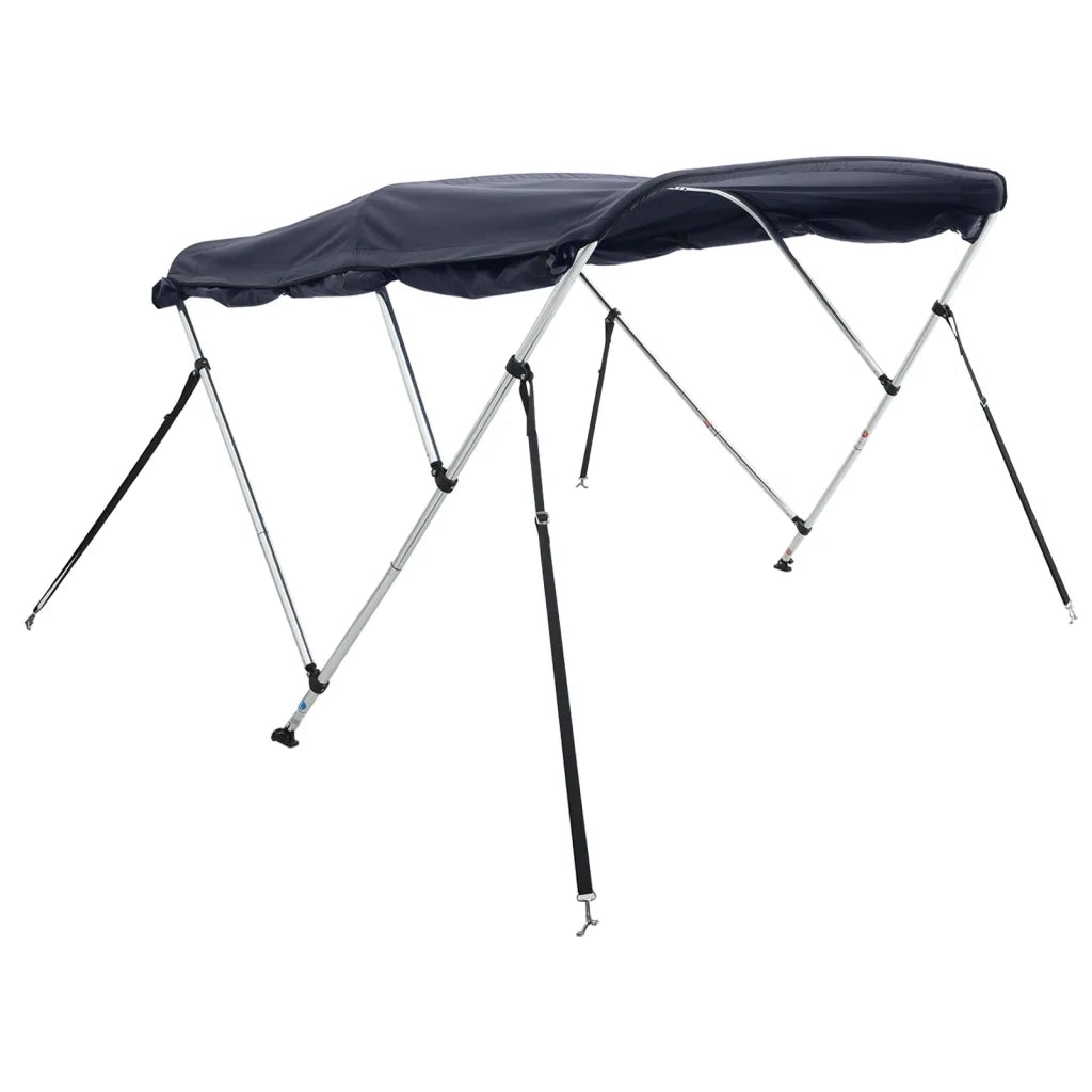 Bimini di Prua con Pareti Laterali 3 Archi 183x(185-198)x137cm 94821