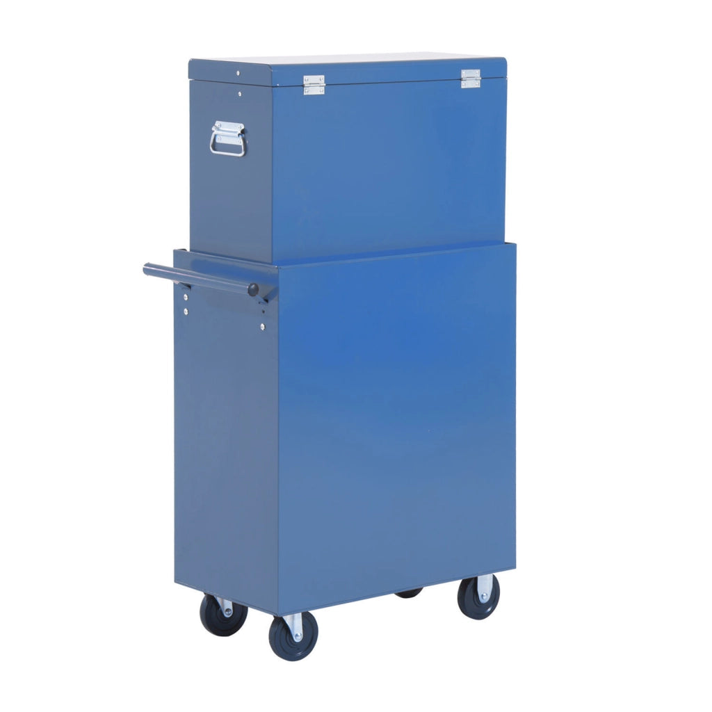 Carrello per attrezzi con cassettiera e cassetta ¨C Zephmum ¨C Bl¨´, metallo, 60x40x138 cm