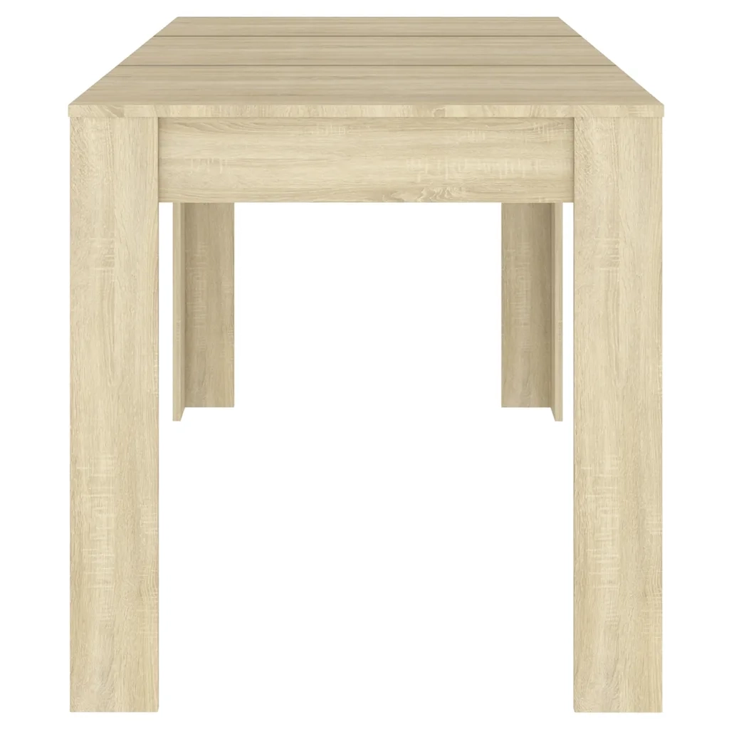 Tavolo da Pranzo Rovere Sonoma 140x74,5x76 cm in Truciolato