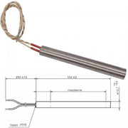 RESISTENZA CANDELETTA STUFA A PELLET UTXM016013 12,7mm L.101mm 300W EUROFIAMMA - UNIVERSALE