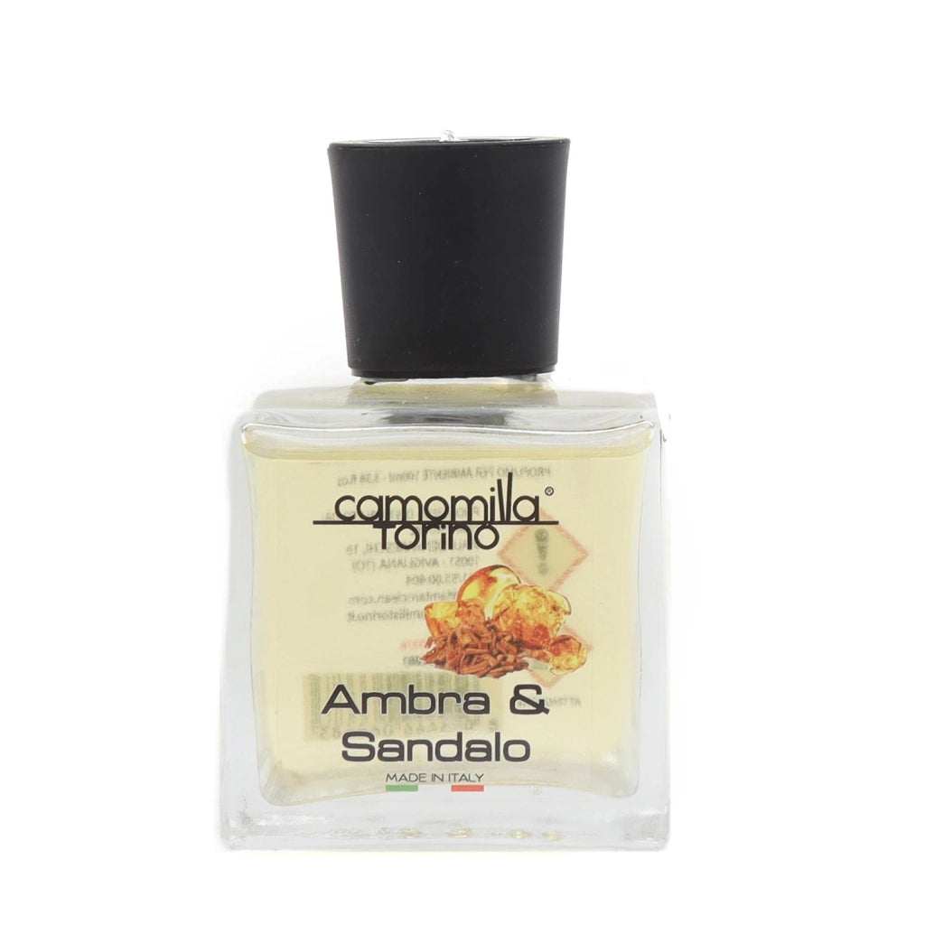 CAMOMILLA TORINO DIFFUSORE PER AMBIENTE CON BASTONCINI AMBRA E SANDALO 100 ML