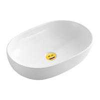 Tappo per piletta da 1"1/4 con faccia smile per decoro