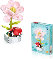 Set di fiori per costruzione - Simulatore di fiori - Giochi di fiori - DIY bouquet - Collezione botanica - Decorazione - Giochi creativi - Bouquet di coniglietti