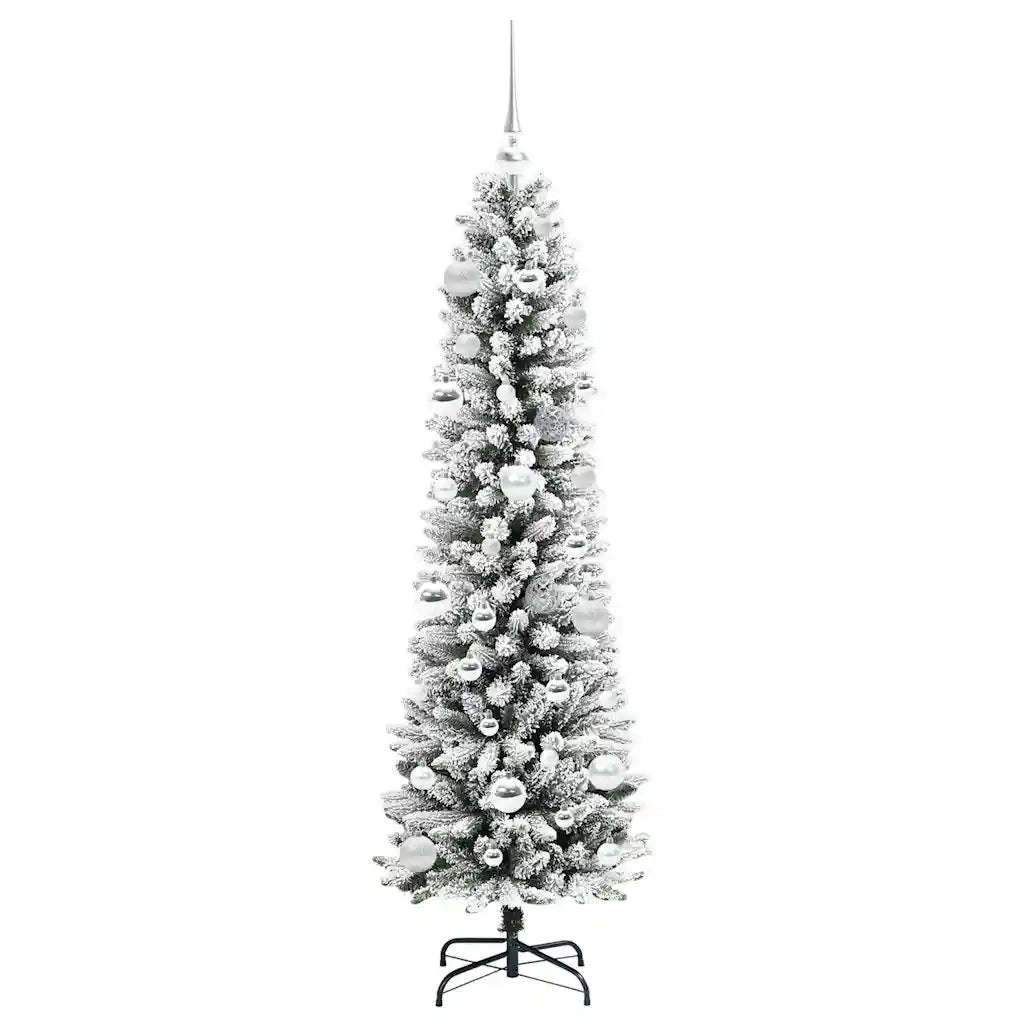 Albero di Natale | Decorazioni natalizie artificiale con 150 LED Bianco 150 cm
