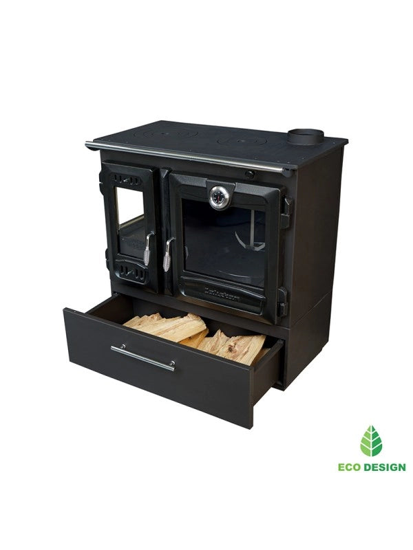 Stufa a legna indipendente con forno - 216  3D Box