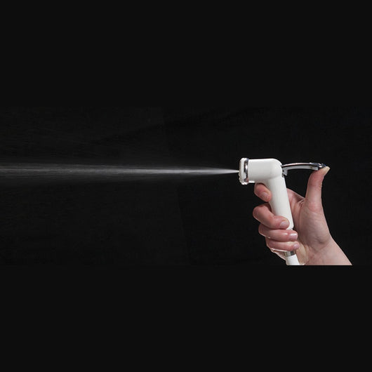 Idroscopino e shut off ariel bianco due prodotti in uno con gancio e flessibile