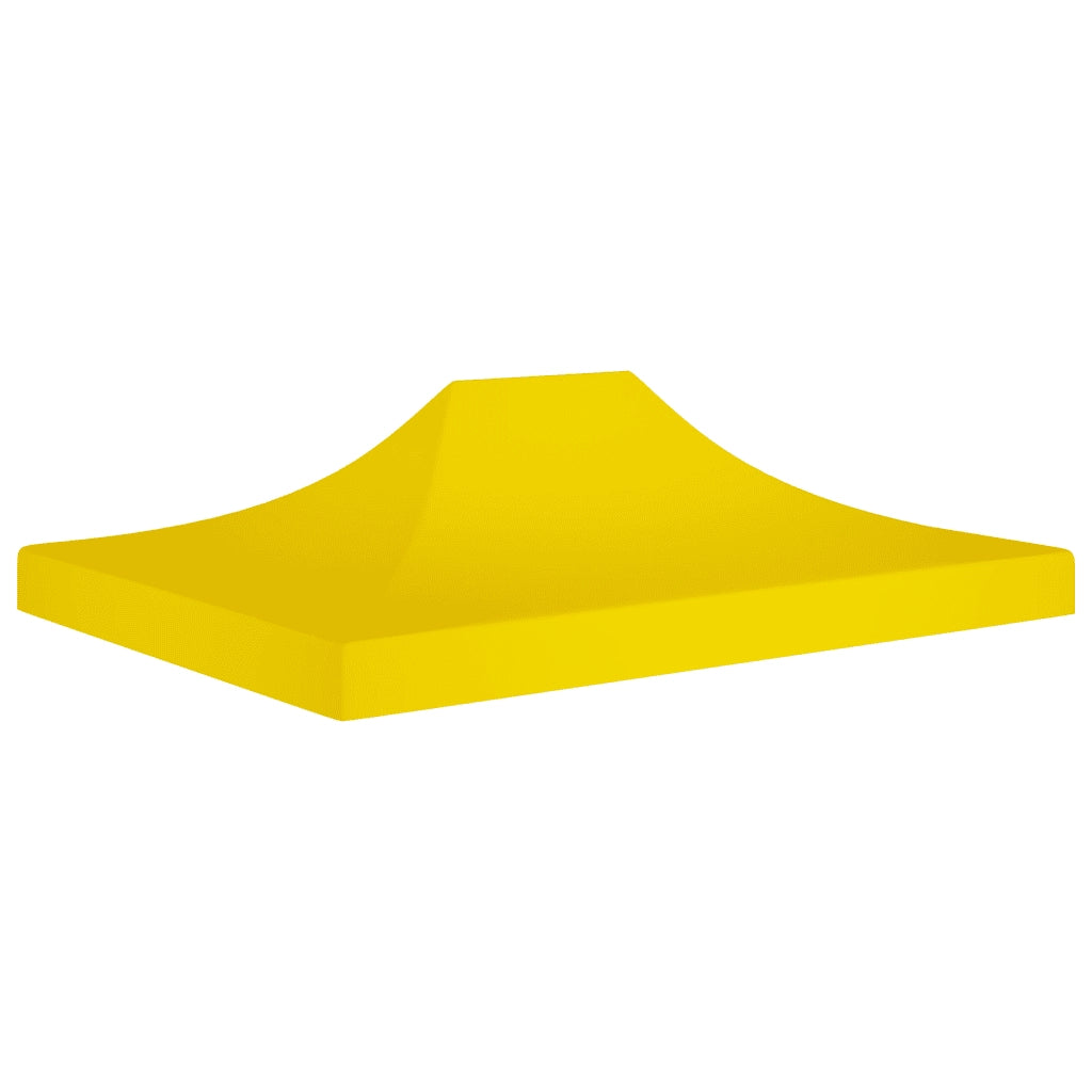 Tetto per Tendone per Feste 4,5x3 m Giallo 270 g/mÂ²