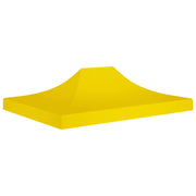 Tetto per Tendone per Feste 4,5x3 m Giallo 270 g/mÂ²