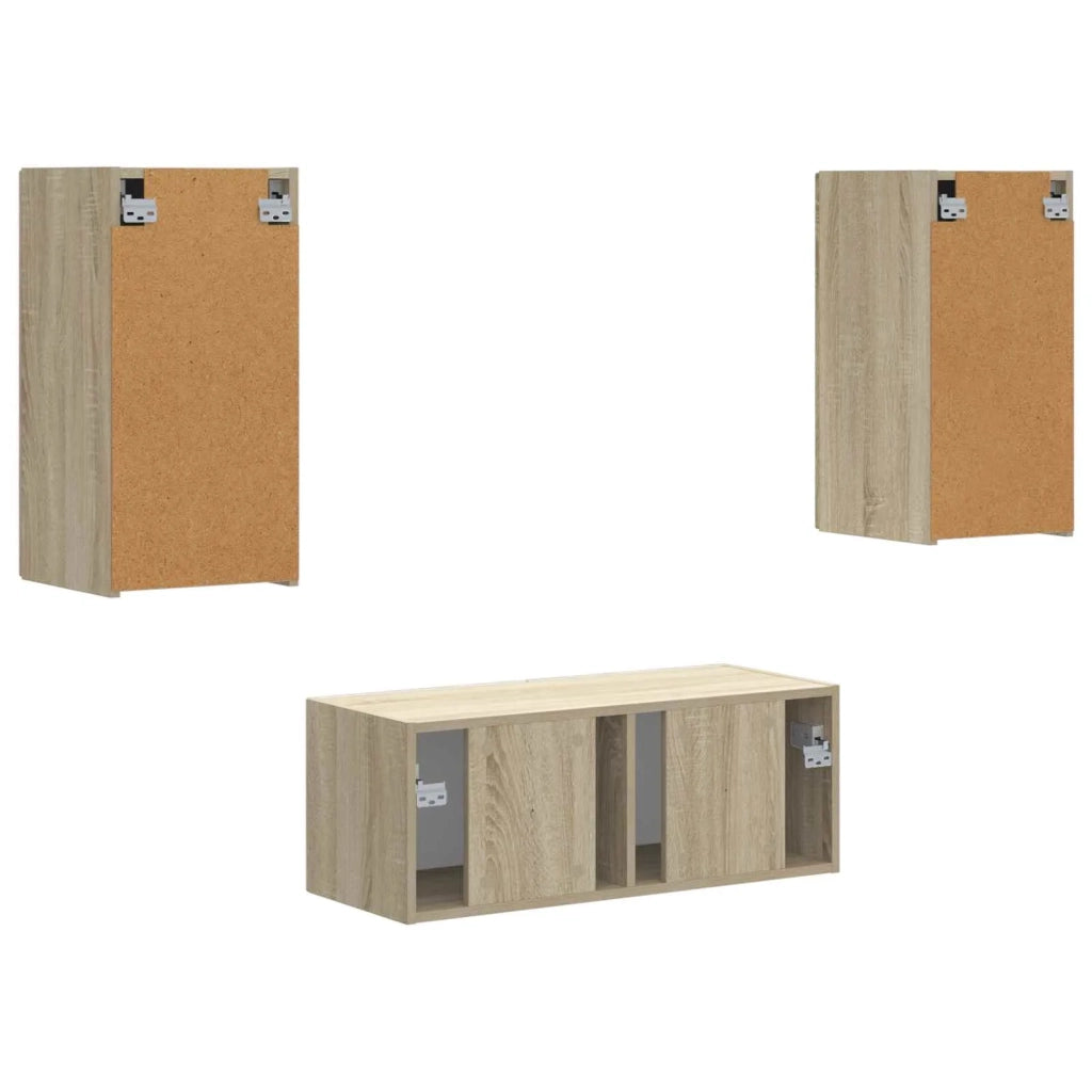 Set mobile TV 6 pcs Rovere Sonoma Legno multistrato 3409062