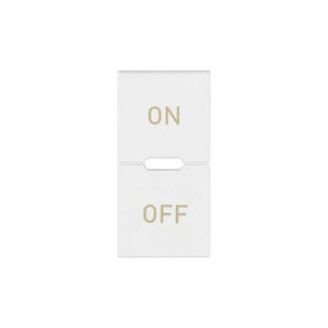 19531.20.B Tasto 1M Simboli On e Off Bianco Arkè