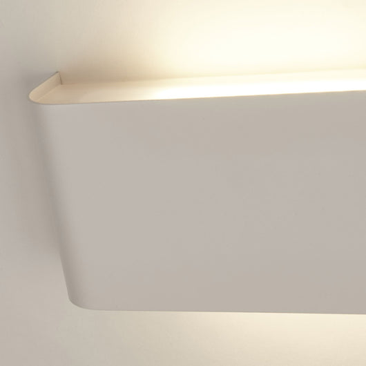 Applique Moderna Scatola Fiammiferi Alluminio Bianco Policarbonato Led 10W 3000K