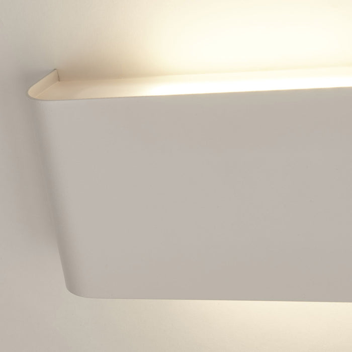 Applique Moderna Scatola Fiammiferi Alluminio Bianco Policarbonato Led 10W 3000K