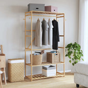 Appendiabiti con Ripiani 110x40x175 cm in Bamb¨´ CFW6552933