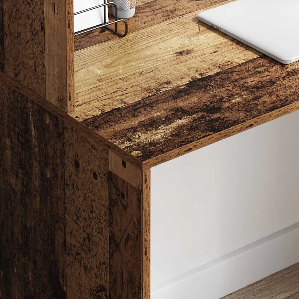Scrivania | Tavolo da Ufficio Legno vecchio 102 x 50 x 124 cm Legno multistrato