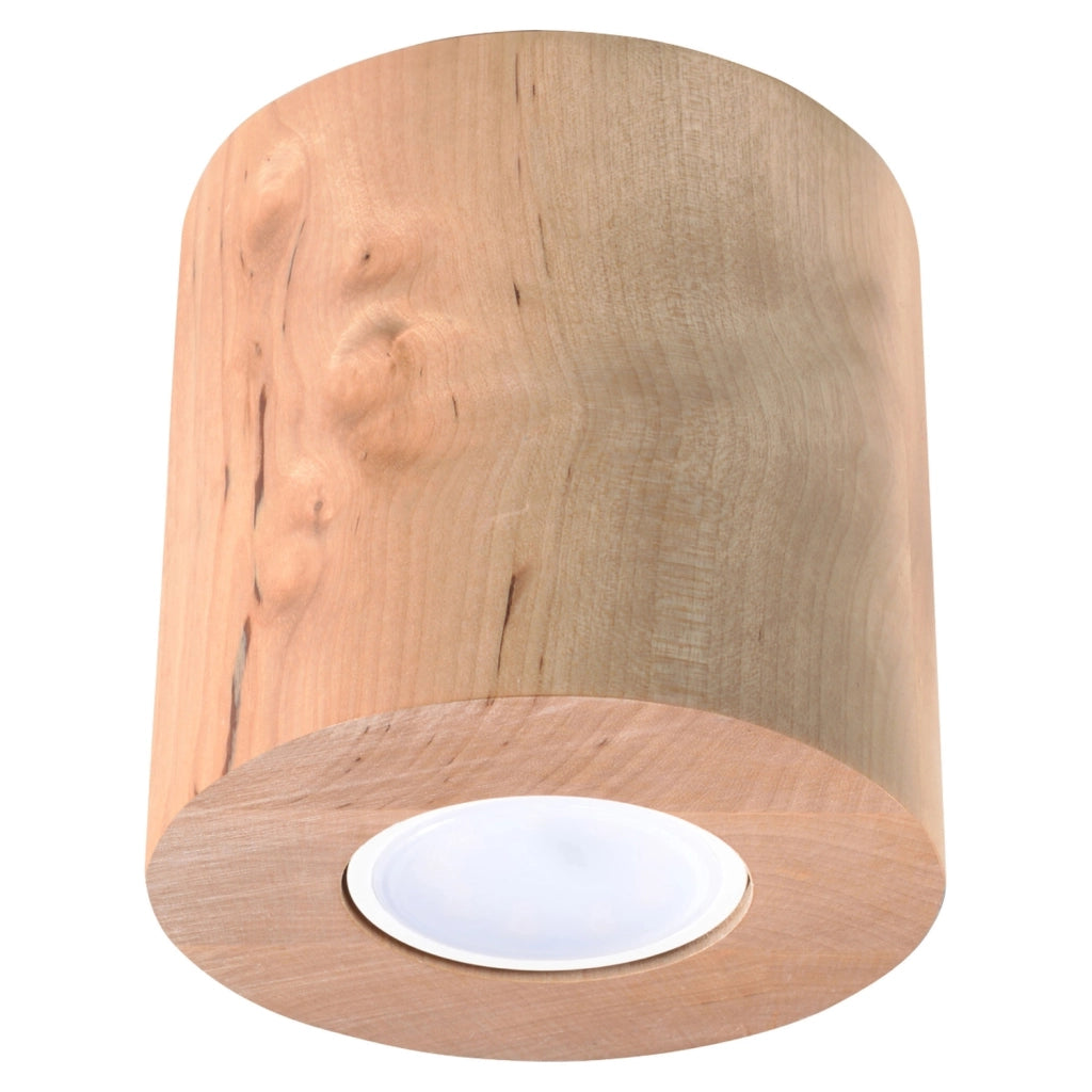 Faretto soffitto Rondeo legno chiaro GU10 Pure Lume