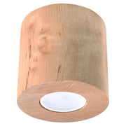 Faretto soffitto Rondeo legno chiaro GU10 Pure Lume