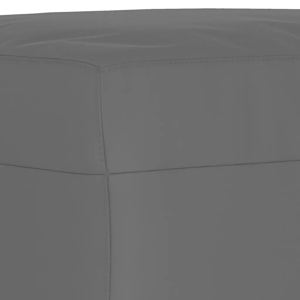 Poggiapiedi Grigio Scuro 60x50x41 cm in Tessuto Microfibra 349343