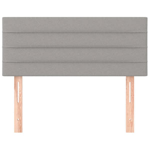 Testiera Grigio Chiaro 80x5x78/88 cm in Tessuto 346102