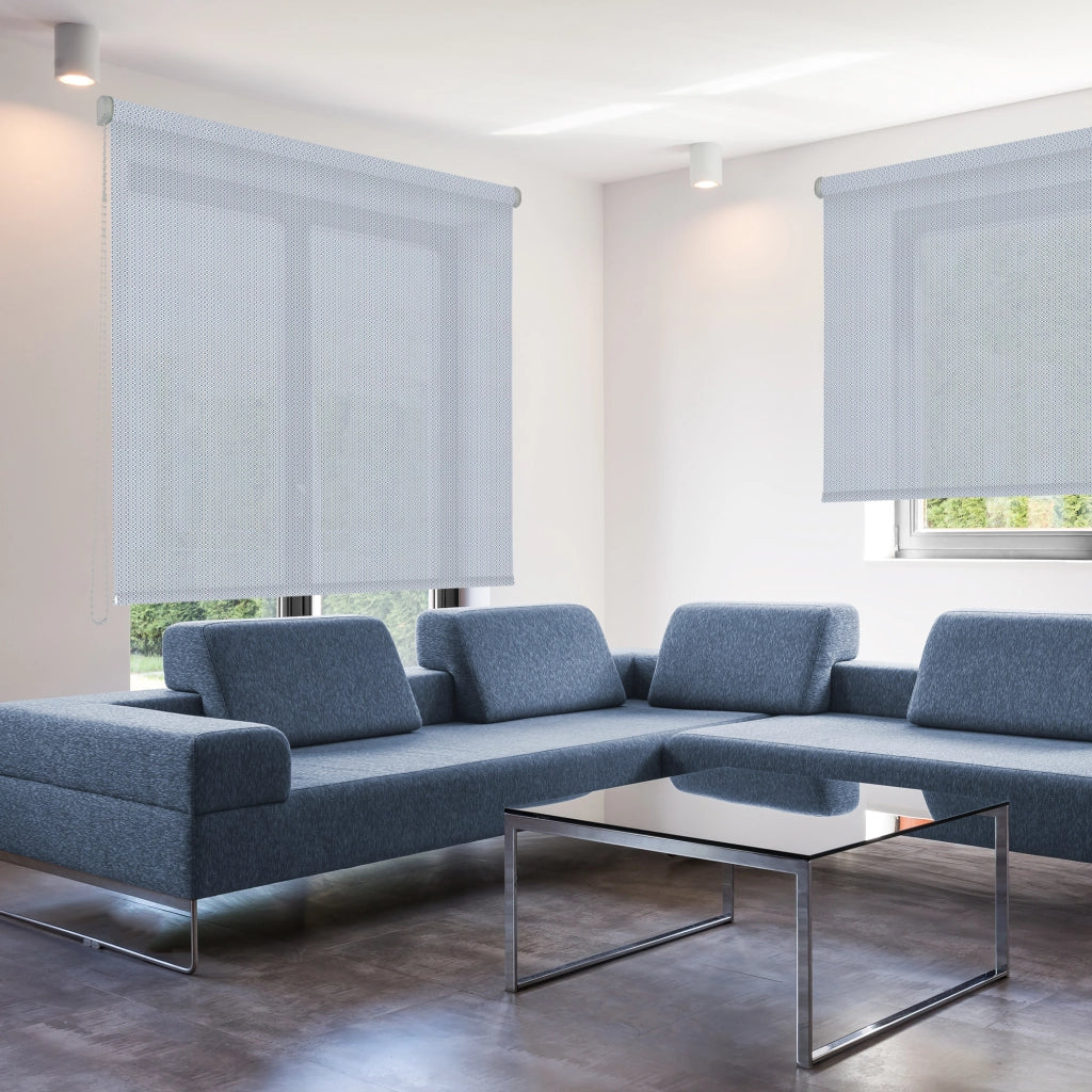 VIEWTEX Tenda a rullo Screen Royal - 8% Grado di apertura Greenwich 105 x 250 cm - Made in Europe - 5 anni di Garanzia