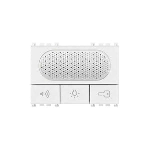 19557.B Citofono Vivavoce due Fili Bianco Arkè