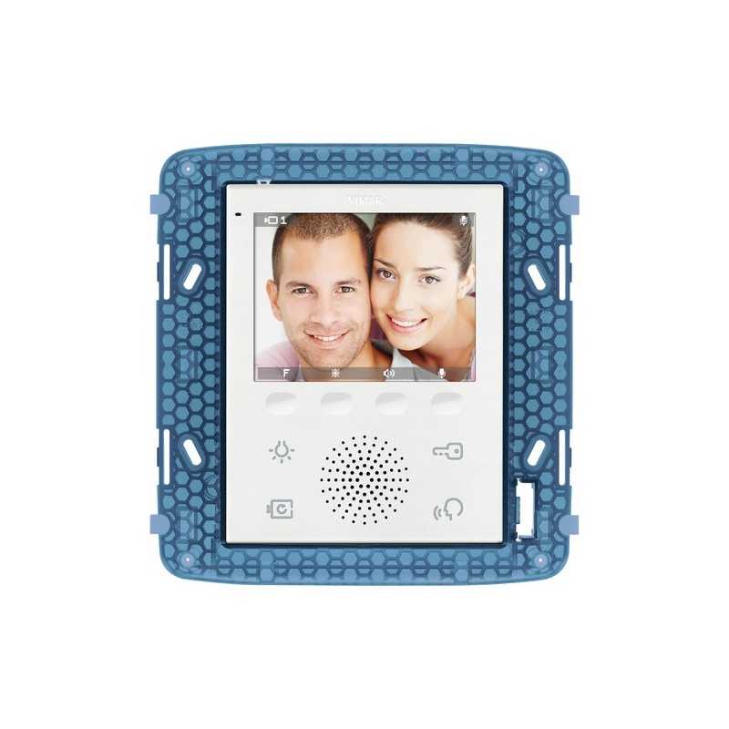 19558.B Videocitofono 3,5In due Fili Bianco Arkè