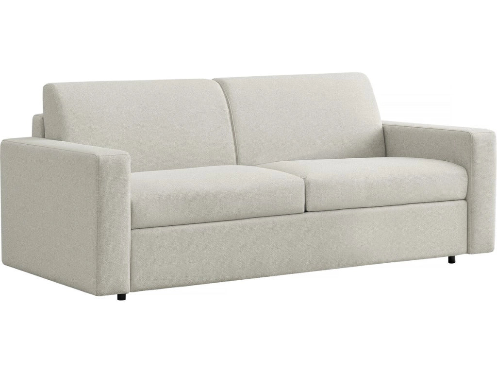 Divano convertibile "Diana" Express in tessuto - Zona notte 140 cm - 3 posti - Beige