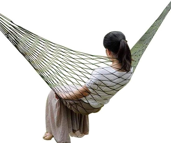 Matrice da Campeggio da Sospensione - Portatile con Corda in Nylon - Letto da Sospensione Comodo per Campeggi, Giardini e Viaggi - Inclusa Tasca da Trasporto