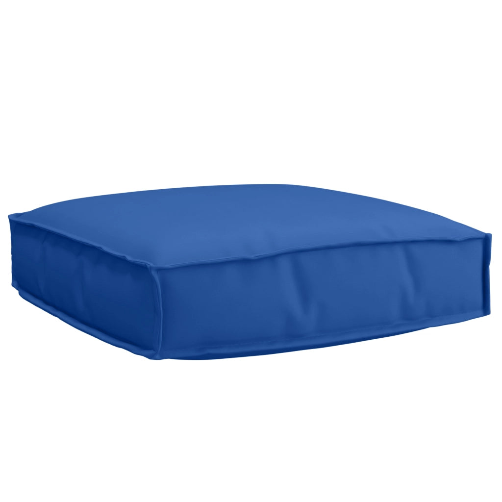Cuscino per pallet per seduta Blu Royal 60x60x12 cm in tessuto Oxford