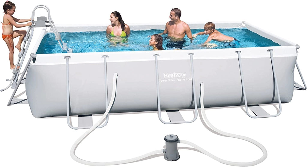 PISCINA C/TELAIO+POMPA 404X201X100H 56441
