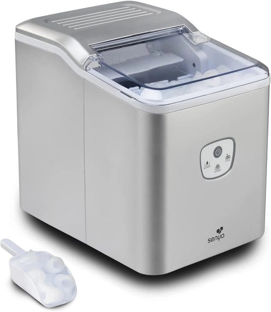 Macchina per confezionare cubetti di ghiaccio per 12 kg al giorno - Compacta e Silenziosa