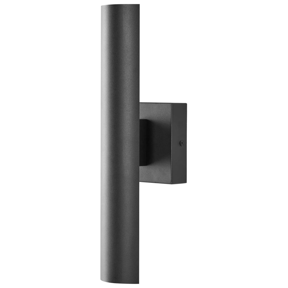 Set di 2 applique da esterno in metallo nero, stile tradizionale, per porta d'ingresso e veranda
