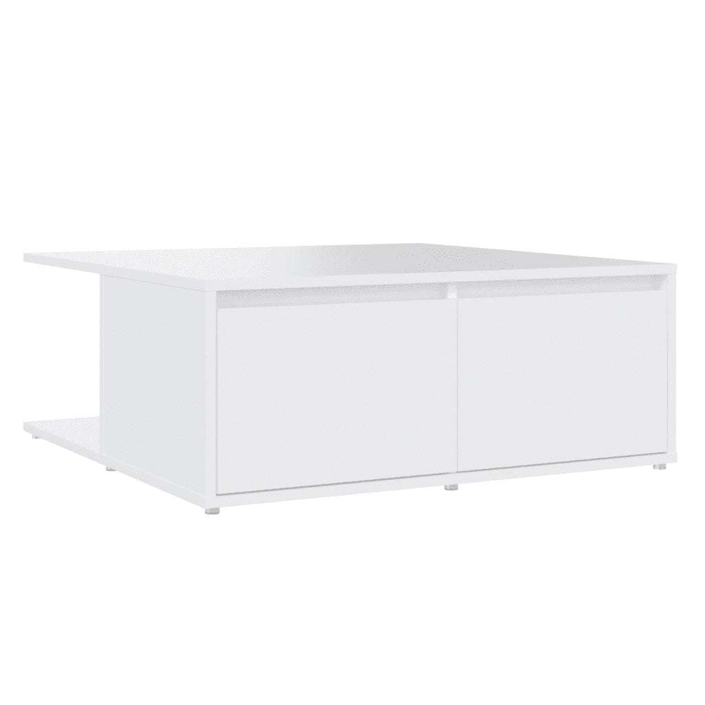 Tavolino da CaffÃ¨ Bianco 80x80x31 cm in Truciolato cod mxl 29755