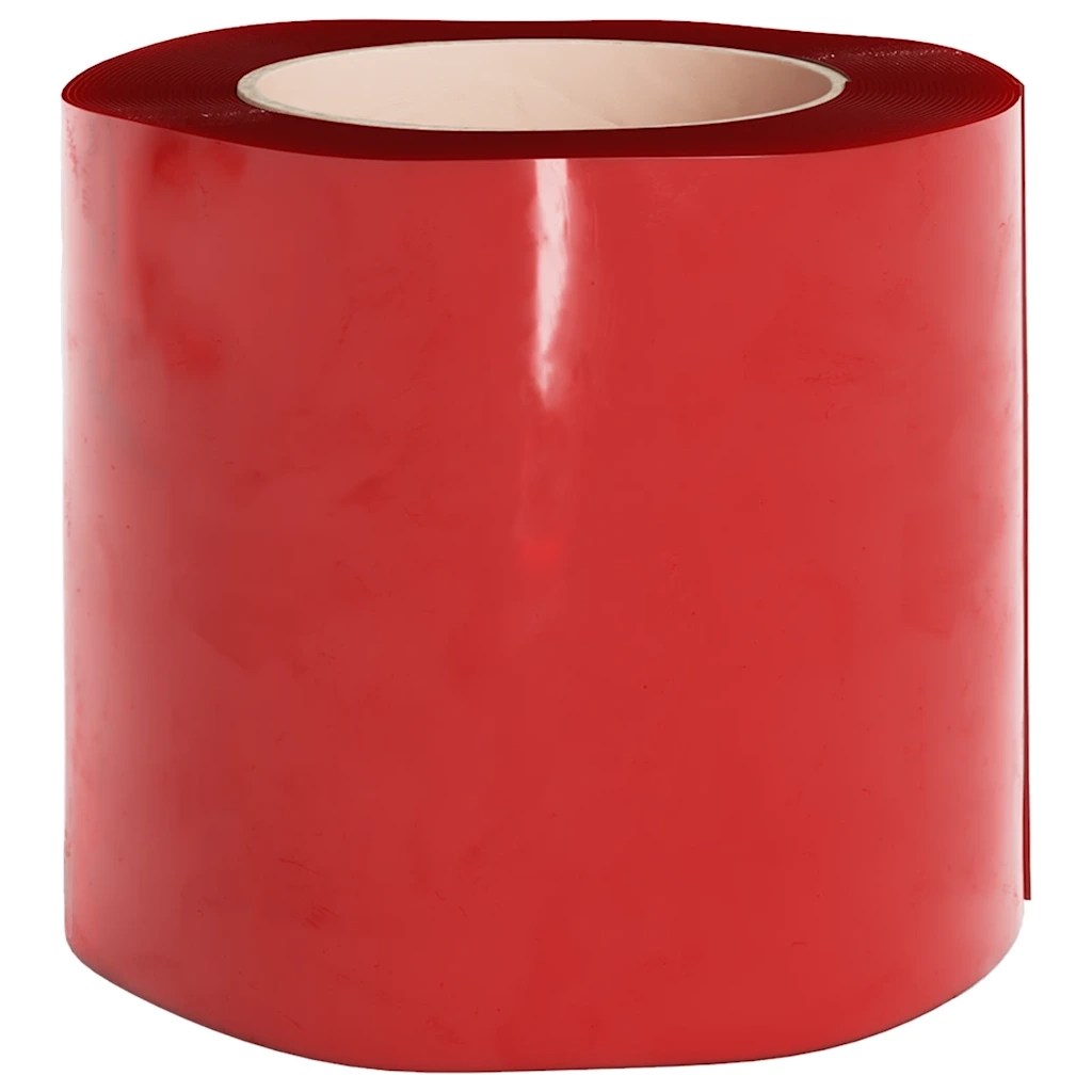 Tenda per Porte Rossa 200 mm x 1,6 mm 25 m in PVC
