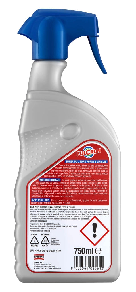 Pulitore Griglie e Forni Arexons Fulcron 750 ml