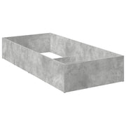 Giroletto per rete letto regolabile Grigio Cemento 100 x 200 cm 8021834