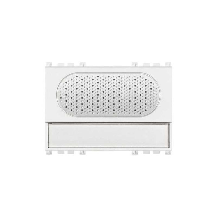 19577.B Pulsante di Chiamata due Fili Bianco Arkè