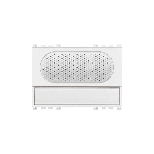 19577.B Pulsante di Chiamata due Fili Bianco Arkè