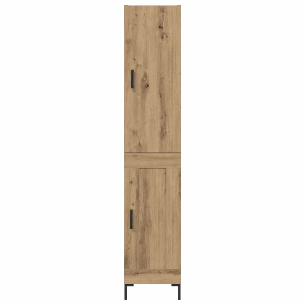Credenza | Madia | Buffet da pranzo | Armadio da pranzo Rovere artigianale 69,5 x 34 x 180 cm