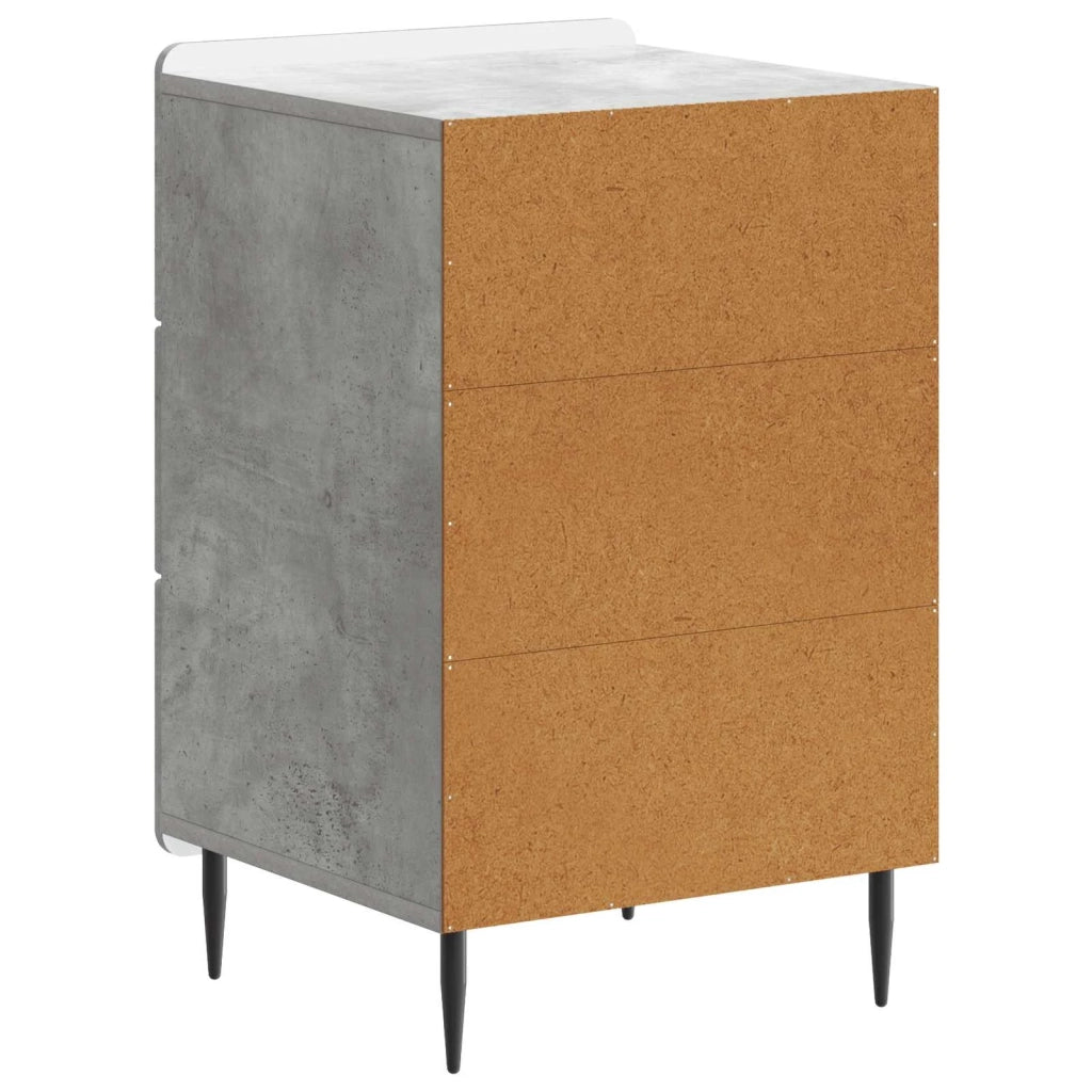 Armadio da Notte con cassetto Grigio Cemento 43x 41 x 68 cm 894328