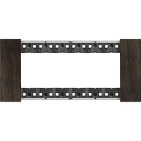 Placca Bticino Living Now 6 moduli colore legno Noce KA4806LG