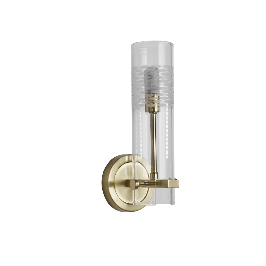 Applique Contemporanea Scope Acciaio Adjustable Vetro 1 Luce G9