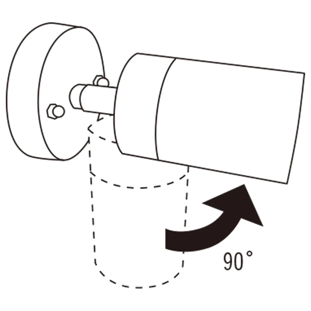KONSTSMIDE Lampada da Parete Modena Regolabile 1x7 W Acciaio Inox 434038