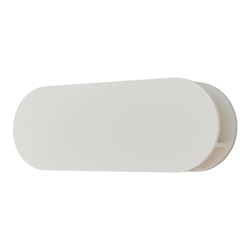 Appendiabiti da Parete Vilkön con Anta a Ribalta e Ganci 80 x 16 x 30 cm - Bianco [en.casa]