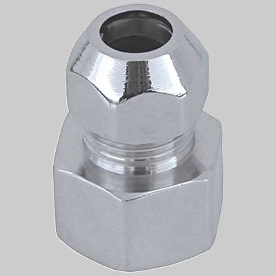 NIPLES FEMMINA PER CANNETTE CROMATO  3/8x10     RINALDI E PETTINAROLI